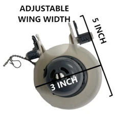 3 inch Adjustable Flapper Valve Replacement by NuFlush