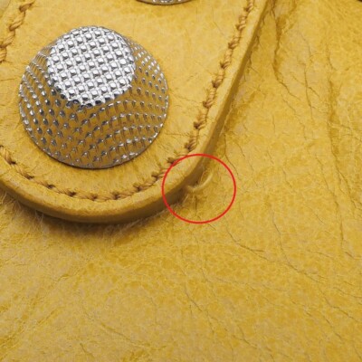 Balenciaga Giant Part Time 173082 Leather Yellow 2Way