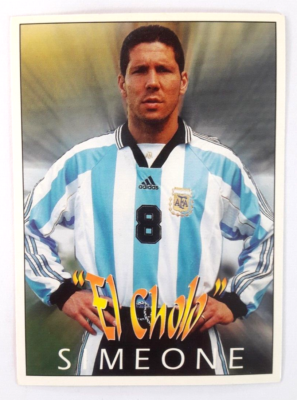 1998 Road to World Cup France Ultra Figus Argentina Diego Cholo