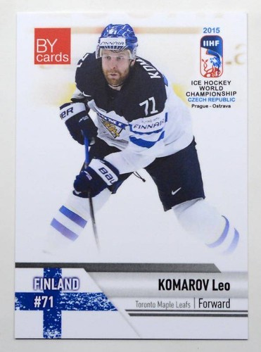 2015 BY cartas IIHF Campeonato Mundial Equipo Finlandia Elige una tarjeta de jugador - Imagen 22 de 26