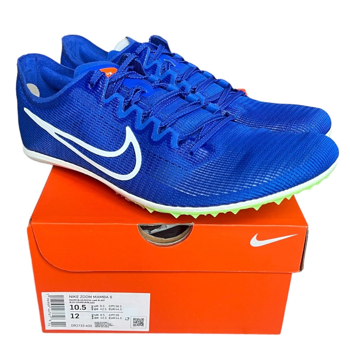 Nike Zoom Mamba 6 10.5 Men\'s Track Spikes Racer Blue. DR2733400 Track shoes/Spikes Nike Mamba 6 - Top4Running.com main image 4