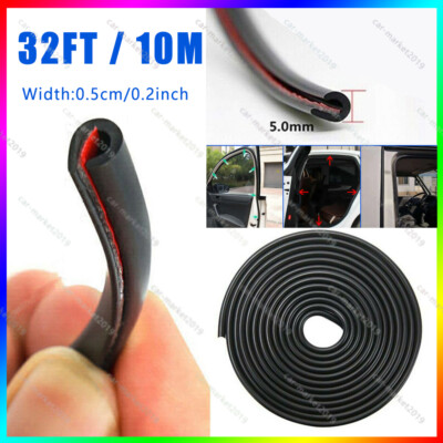 #ad Car Door Edge Guards 32Ft U Shape Rubber Edge Trim Protector for Truck Sedan SUV $8.93