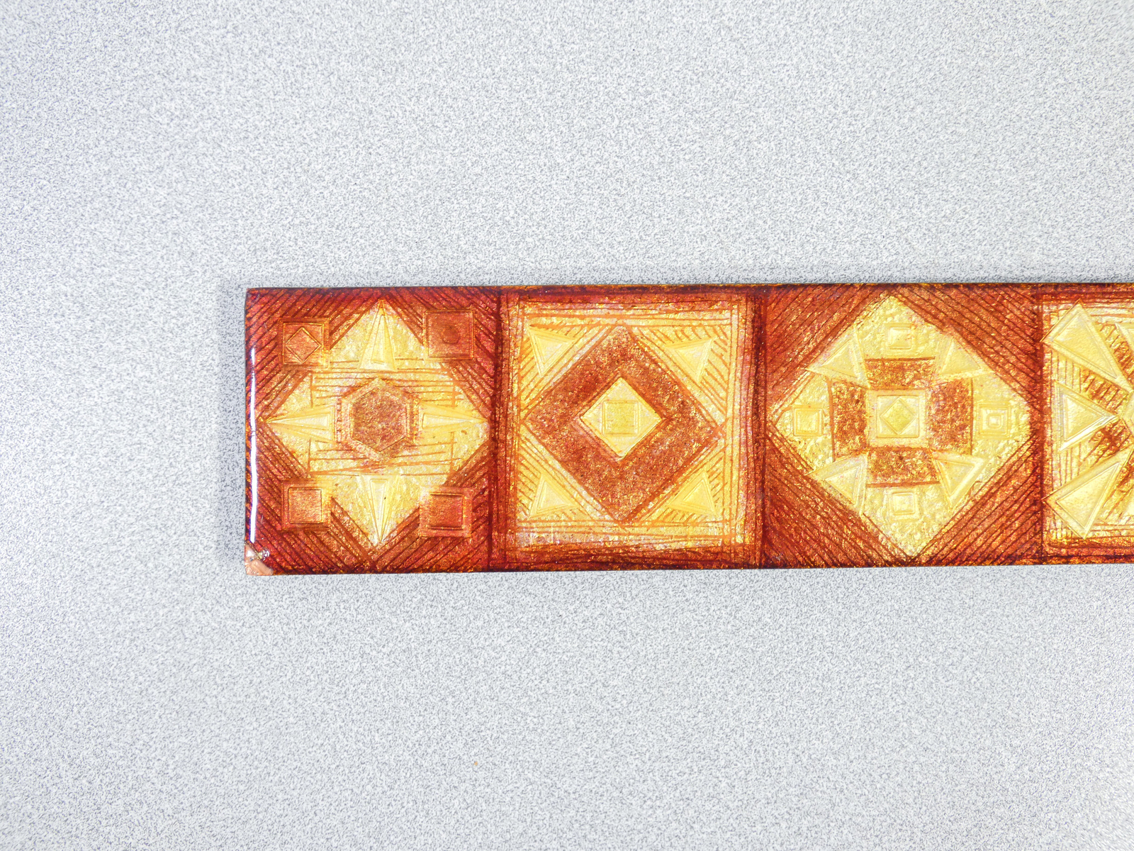 ⚜️ Enamelled Copper Sculpture From The 1980S Era Paperweight Decorative Object