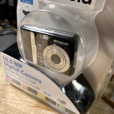 Polaroid i1036 Digital Camera, Black, 10.0MP 4x Zoom - New Sealed