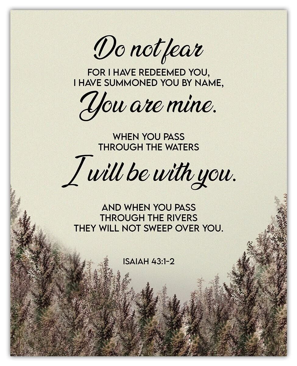 The Lord Is With Me, I Shall Not Fear {Classic Verse Band} The Lord Is With Me, I Shall Not Fear {Classic Verse Band}