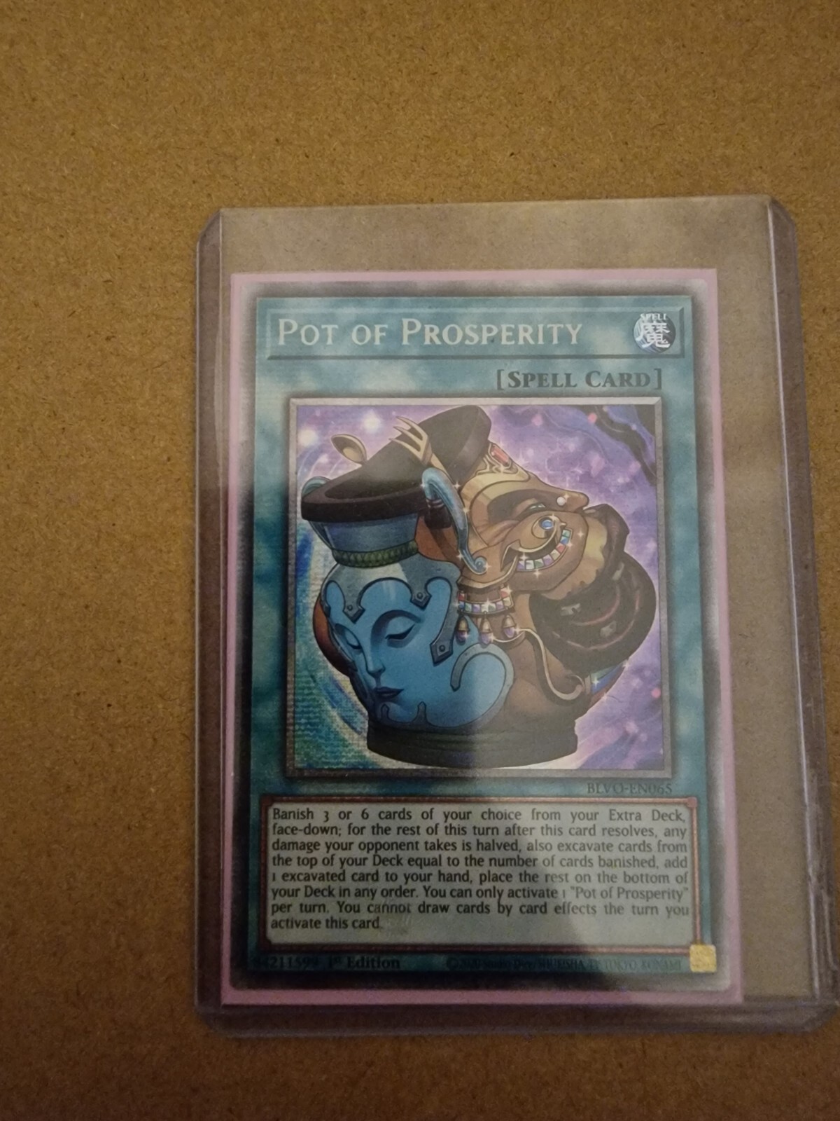 YuGiOh Pot of Prosperity 1st Edition Starlight Rare BLVO EN065 eBay