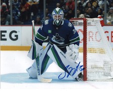 Vancouver Canucks Spencer Martin Signed Autographed 8x10 NHL Photo COA #6