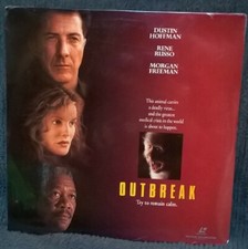 Outbreak Dustin Hoffman, Rene Russo, Morgan Freeman Laser Disc CAV New Sealed
