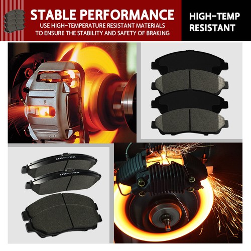Front & Rear Disc Ceramic Brake Pads For 2019-2023 Ram 1500 with 6 Lug - Picture 5 of 5