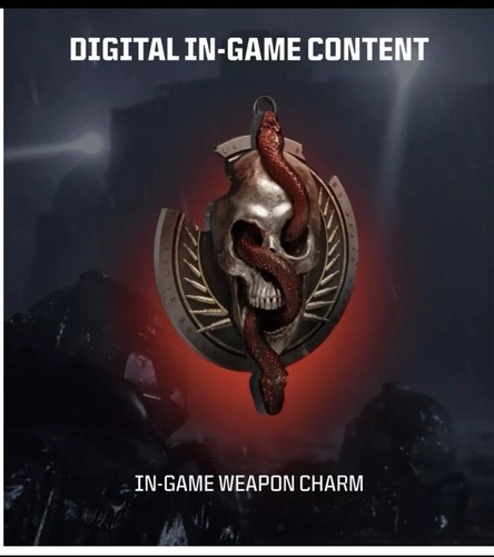 Call of Duty Modern Warfare 3 - Dije de arma de serpiente y calavera exclusivo de ASDA - Imagen 2 de 2