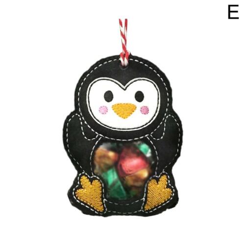 Penguin Halloween Ghost Treat Bag,Christmas Santa Claus Pumpkin Felt Gift Bag D0 - Picture 1 of 1