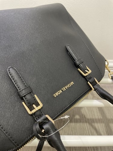 Michael Kors Large Ciara Satchel Handbag Black - Picture 4 of 16