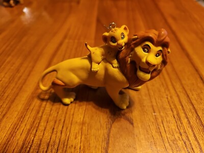 Disney HALLMARK Keepsake '94 MUFASA AND SIMBA Lion King ORNAMENT CHRISTMAS