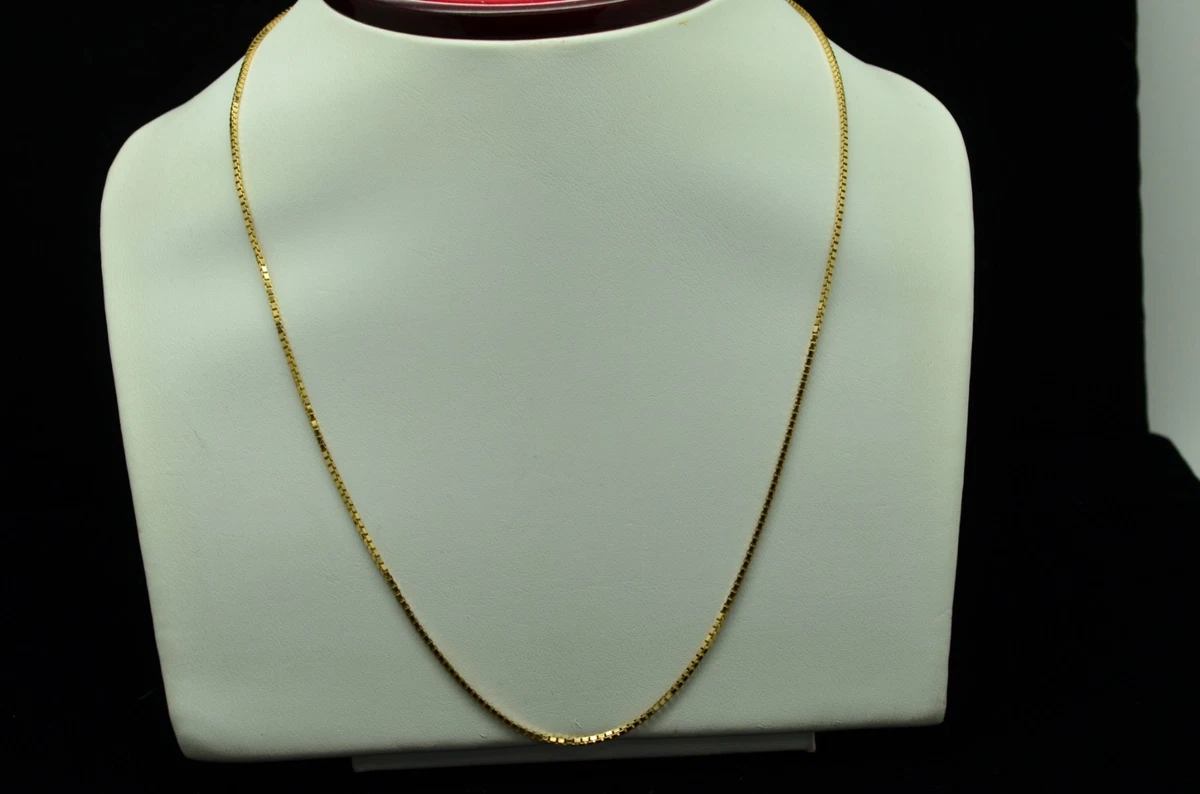 Plain gold shop chain necklace