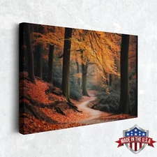 Curves Beneath the Canopy Wall Art, Canvas Print for Home Decor, Art Poster