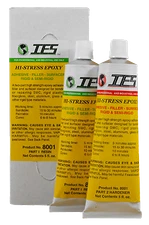 #8001 IES HIGH STRESS EPOXY # 8001 BUMPER REPAIR TUBE KIT 10Z  2 Pack