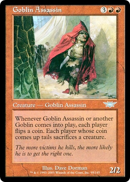 GOBLIN ASSASSIN x1 mtg NM Legions 1 Unc
