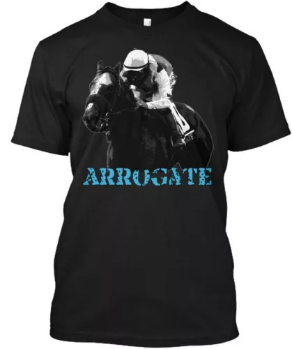 Arrogate - Worlds Richest Racehorse T-Shirt Unisex Size S to 4XL