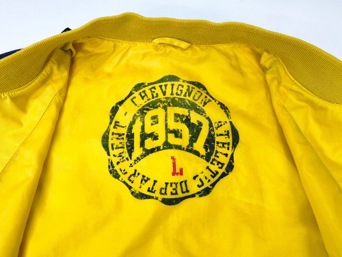 Chevignon Jacke 57 gelb Gr. L großes Rückenlogo - Bild 12 von 12