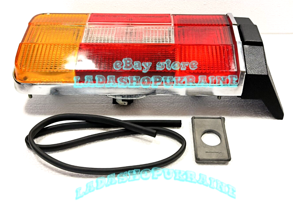 METAL CHROME Rear Tail Light LEFT LADA 2106 NIVA 2121 Luz trasera