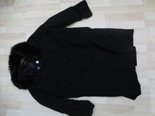 Hell Bunny Size Xl Fur Collared Vintage Style Coat Gorgeous