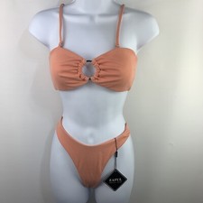 ZAFUL Forever Young Two Piece Bikini Bathing Suit Apricot Small A28