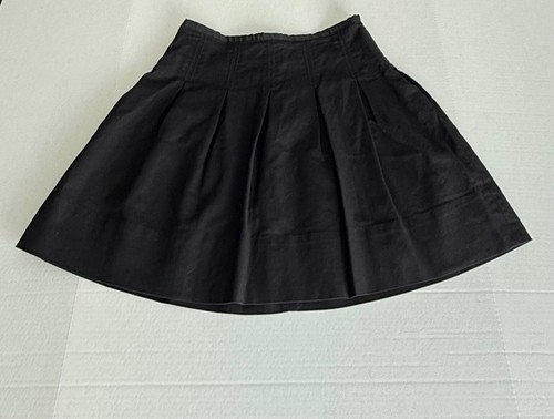 Minifalda plisada formal negra por encima de la rodilla clásica para mujer Gap talla 8