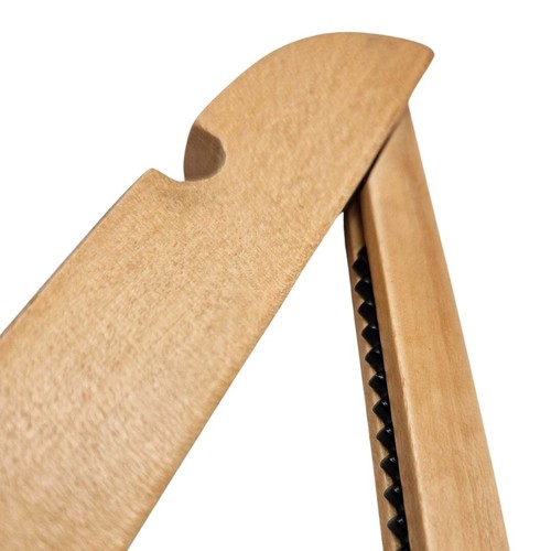 Wooden Coat Hotel Security Hanger Natural Wooden Anti-Theft with Clip 10 PACK - Picture 3 of 5