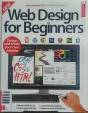 Web Design For Beginners UK Issue 9 Create Your Own Website FREE SHIPPING sb
