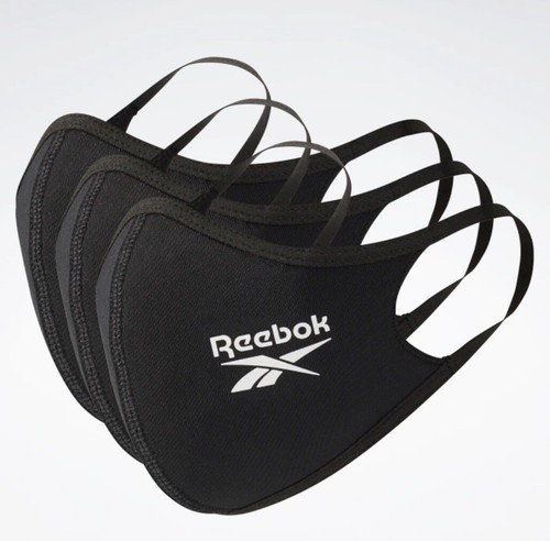 3 pack Reebok Face Mask Cover 100% Authentic Adult Size...