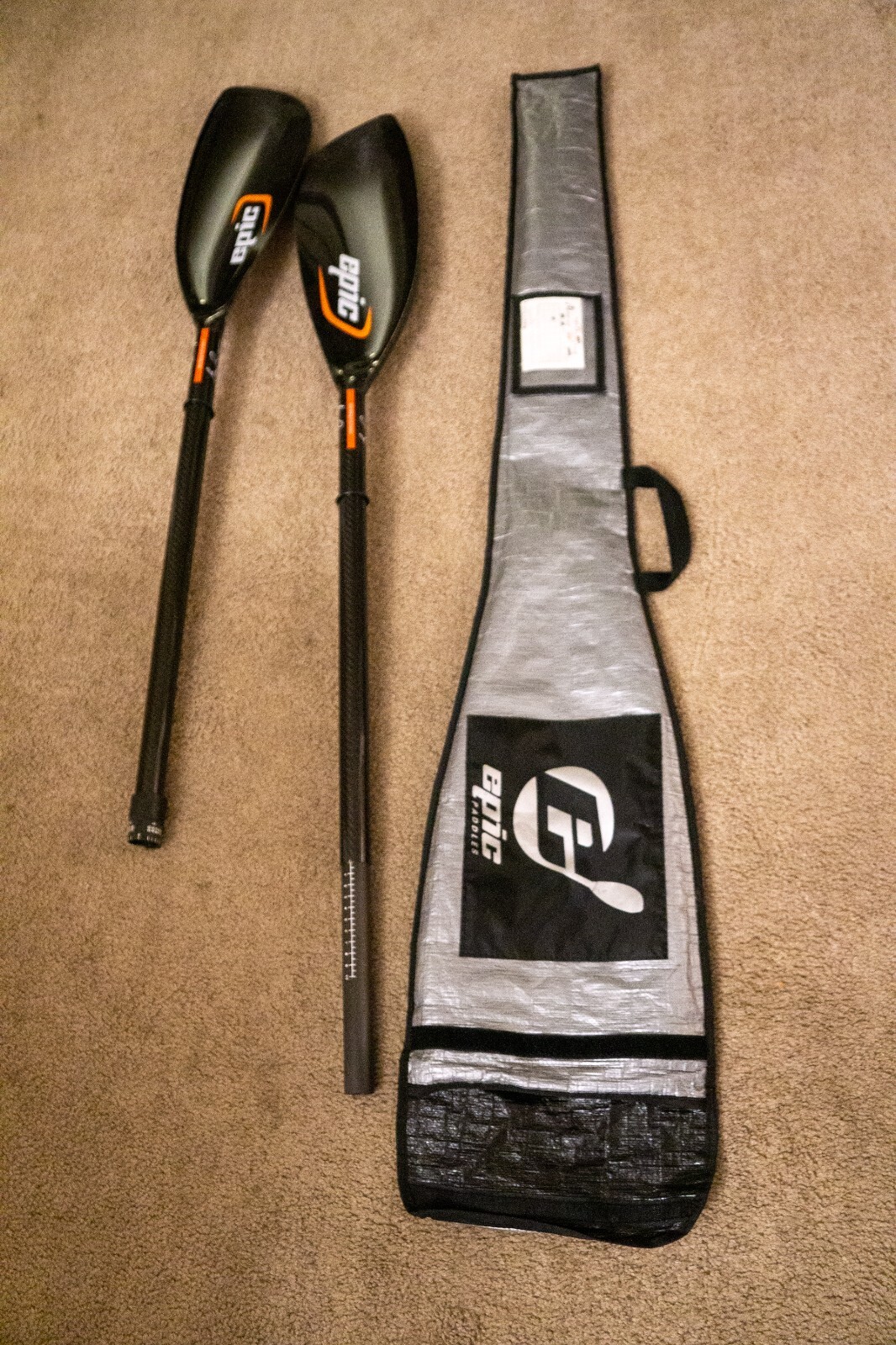 Epic Full Carbon Mid Wing Kayak/Surfski Paddle