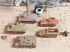 1/72 - 20mm WWII German Africa Corps Tanks / painted