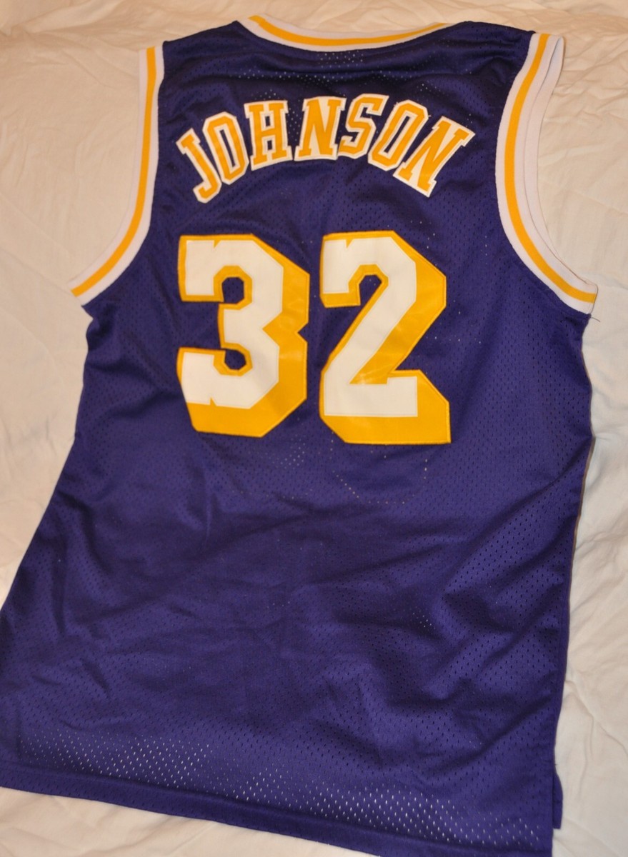 Magic Johnson jersey men's small VINTAGE ADIDAS HARDWOOD