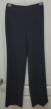 EUC CeCe Nordstrom Wide Legs Black Pants Pull On Side Zip Pants Sz 8