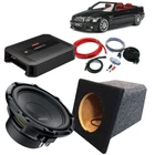 BMW E36 E46 Convertible Custom Armrest Bass Box + Hertz 8" Subwoofer & Amp Deal