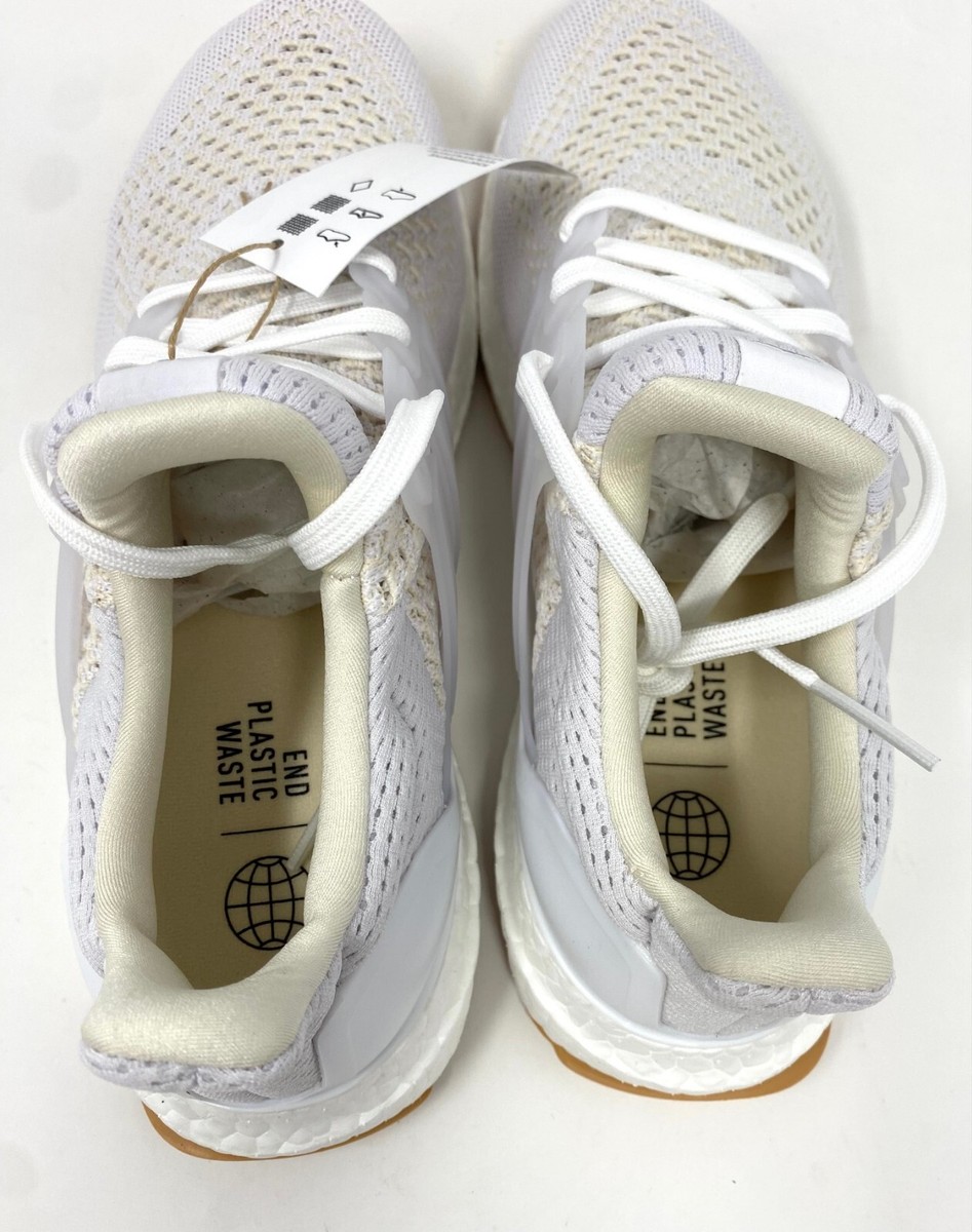 adidas Ultraboost 1.0 Shoes - Women's - Cloud White / Cloud White / Silver - 8
