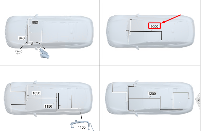 Neu MERCEDES-BENZ EQS V297 Kabelbaum der vorderen Antriebseinheit A2975409808