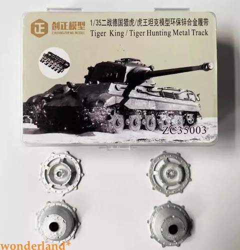 R-Model CZ35003 1/35 Tiger II King Tiger Jagdtiger Hunting Tiger Metal Tracks - Picture 3 of 4