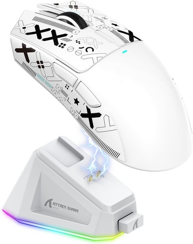 ATTACK SHARK X11 Tri-Mode Wireless Gaming Mouse with RGB Charging Dock, 22000DPI - Picture 39 of 48