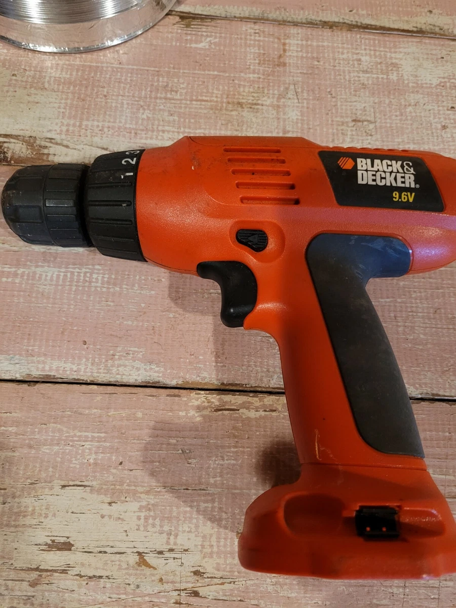 BLACK DECKER CD9600 9.6V Orange Cordless Drill Driver