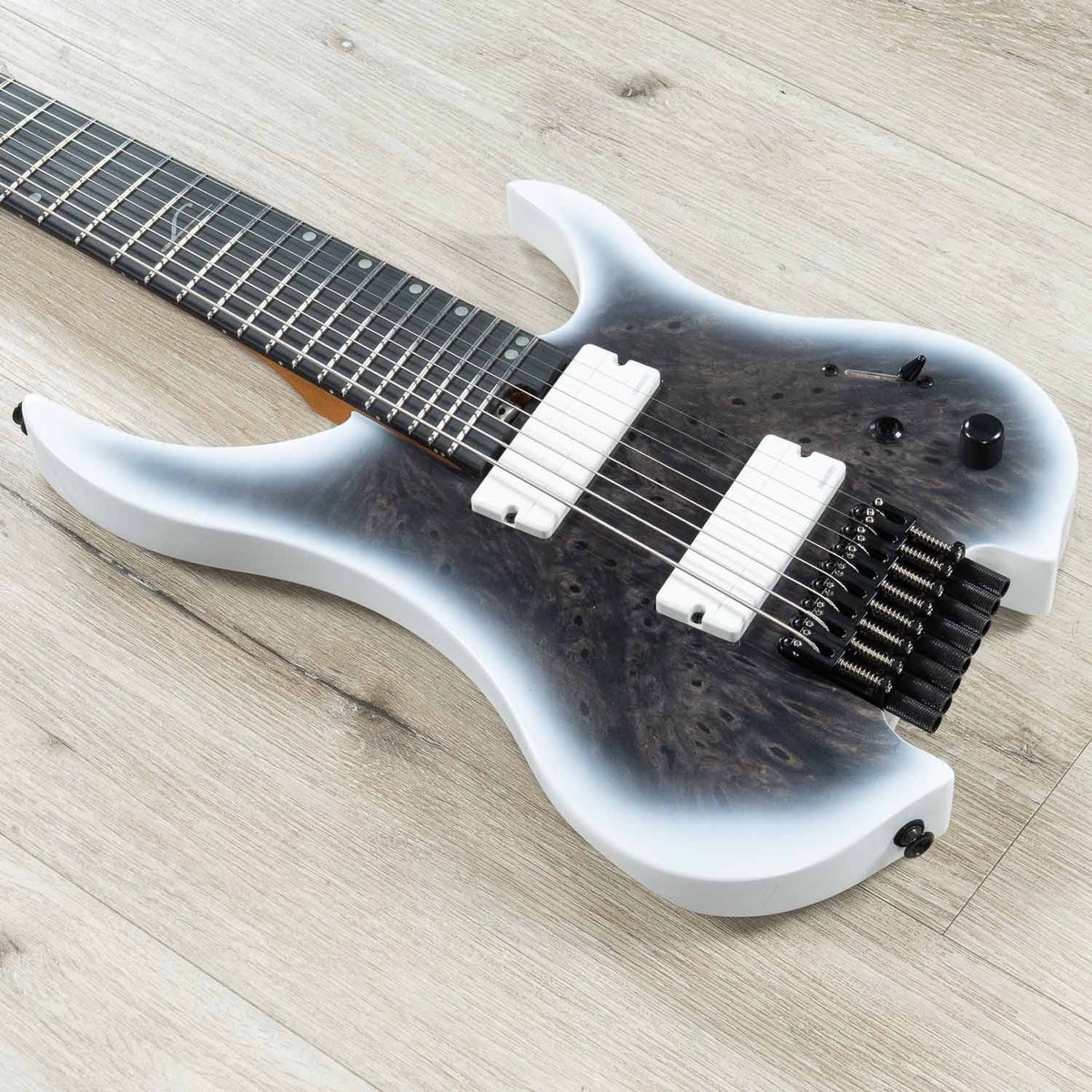 Legator Ghost G8FOD 8-String Multiscale Headless Guitar, Ebony