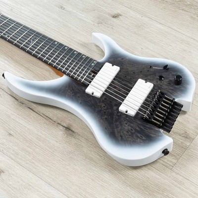 Legator Ghost G8FOD 8-String Multiscale Headless Guitar, Ebony