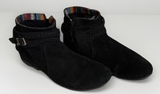 Minnetonka Dixon Suede Black Winter Boots, US 11