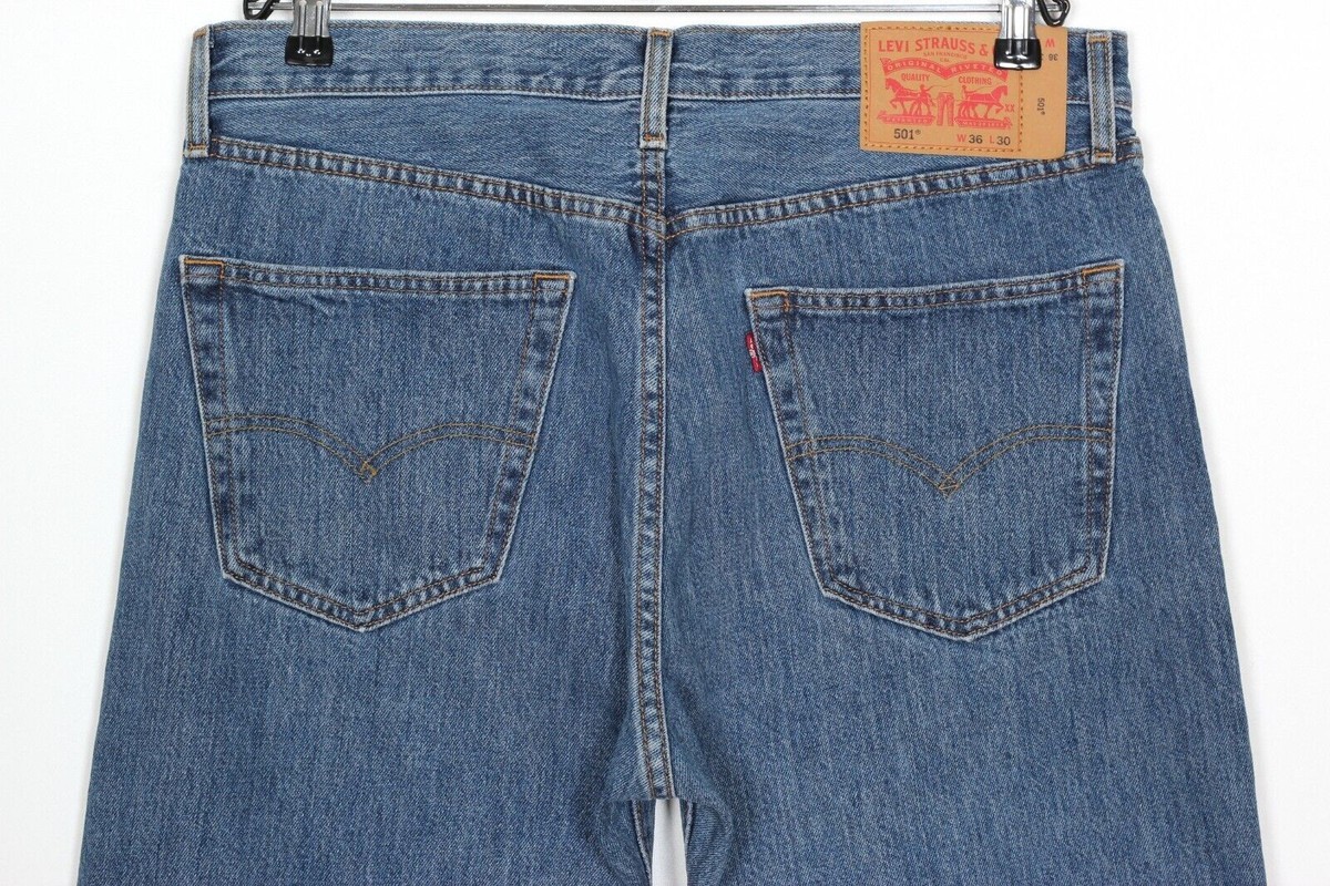 LEVI'S 501 Jeans Men Size W36 L30 Regular Straight DZ6110 | eBay