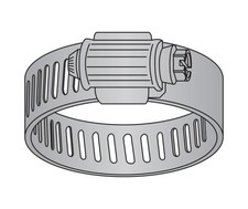 Hose Clamp Worm Drv Cyl Screw M58-69 SS (100 Pieces)
