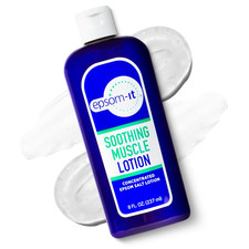 Soothing Muscle Magnesium Lotion   Epsom Salt Topical Cream with Arnica and Magn