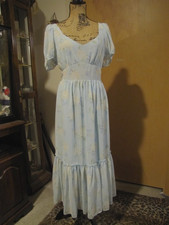 Love Shack Fancy Blue Floral Midi Dress Size 16! New with tag!