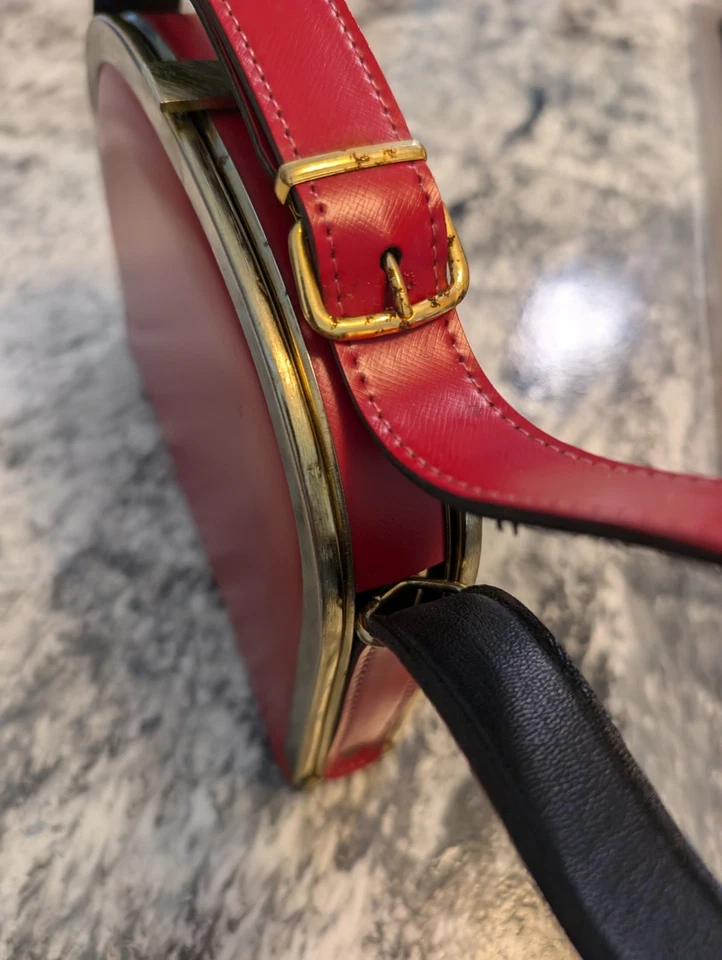 Cartera bolsa montura roja Foto 3 de 4