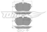 Tomex Brakes Bremsbelagsatz, Scheibenbremse TX 18-65 FüR CitroËN DS Opel