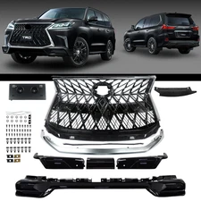 Fit For 2016-2021 Lexus LX570 Sport Conversion TRD Style Grille Bumper Body Kit